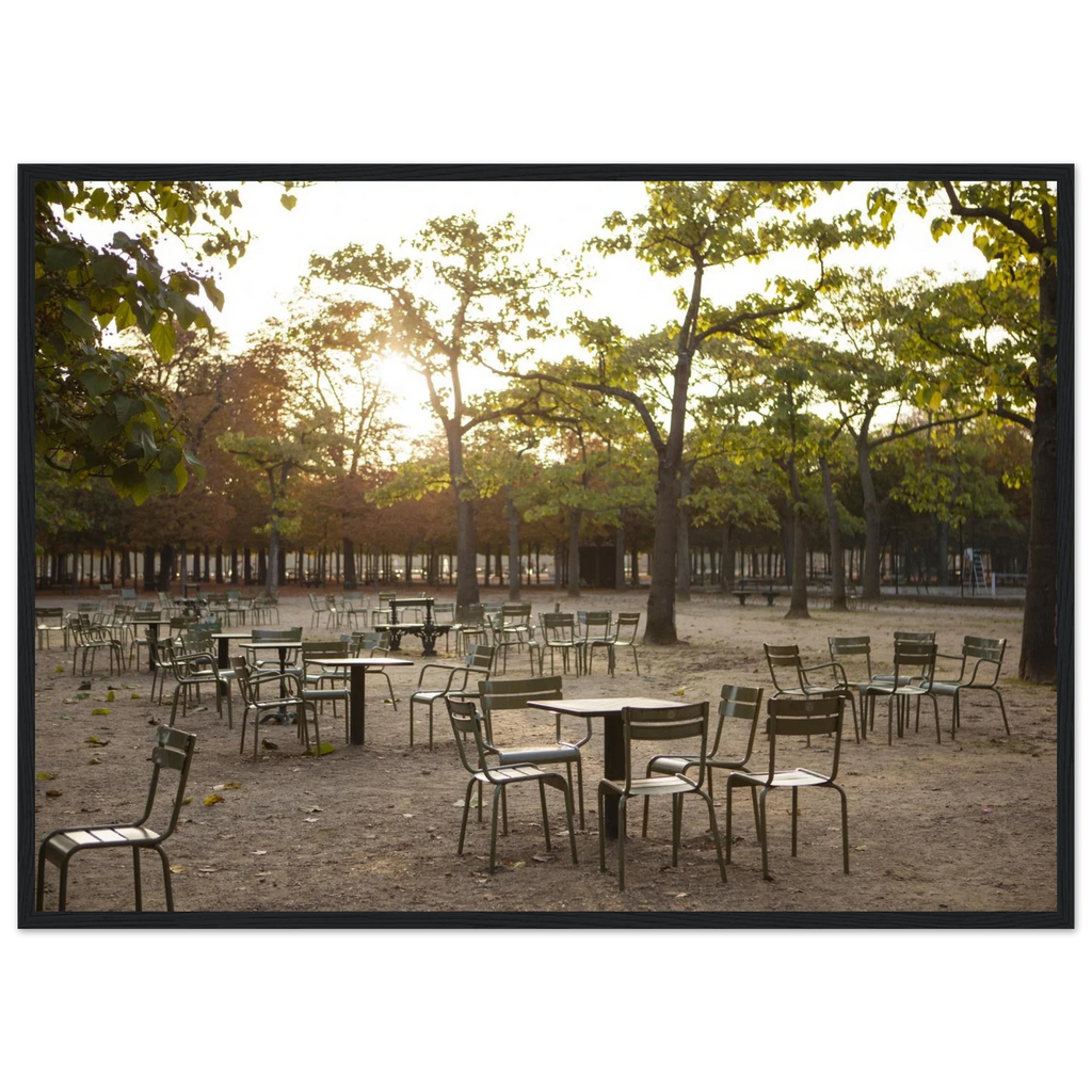 Paris, Jardin du Luxembourg, photographie d'art de Mohamed Khalil encadrée – visuel 6