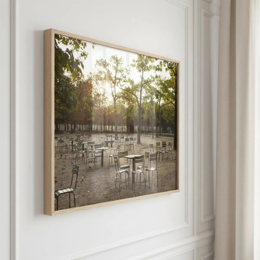 Photographie d'art Paris, Jardin du Luxembourg par Mohamed Khalil – tirage encadré