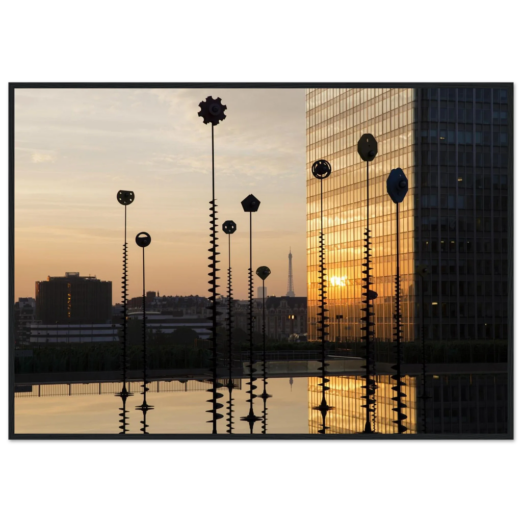 Paris, La Défense, photographie d'art de Mohamed Khalil encadrée – visuel 2