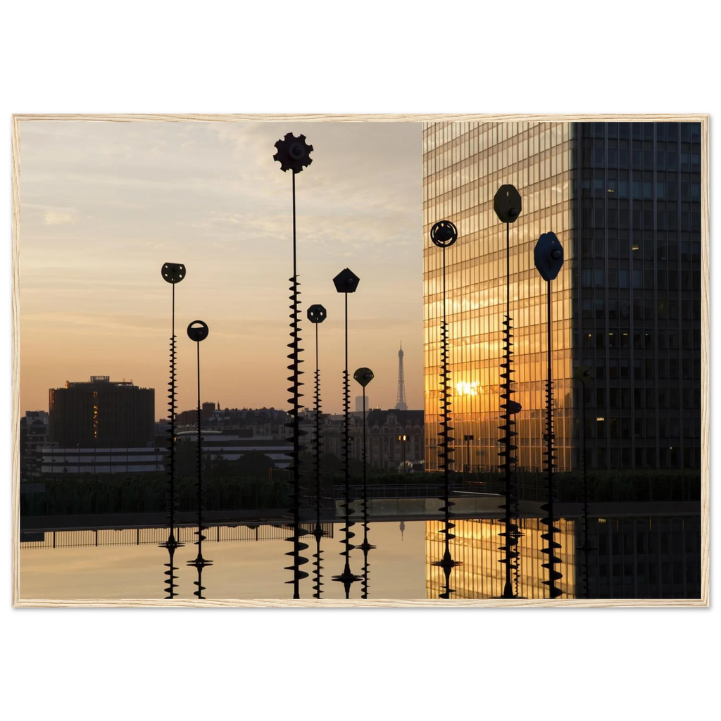 Paris, La Défense, photographie d'art de Mohamed Khalil encadrée – visuel 3