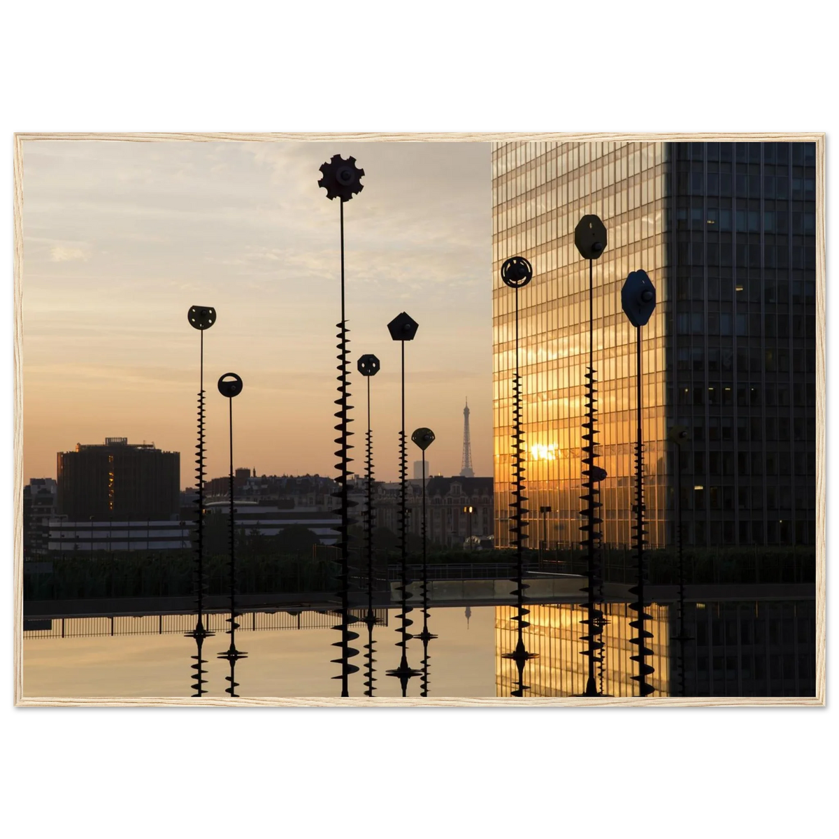 Paris, La Défense, photographie d'art de Mohamed Khalil encadrée – visuel 3