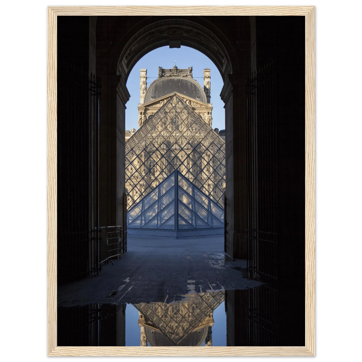 Paris, Louvre, photographie d'art de Mohamed Khalil encadrée – visuel 3