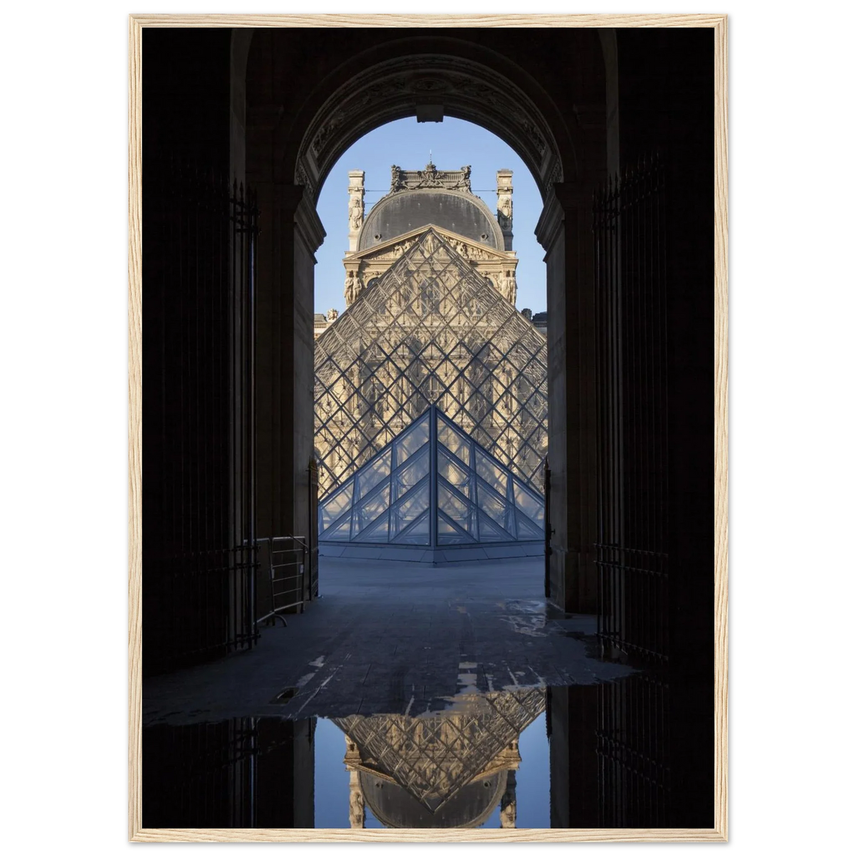 Photographie d'art Paris, Louvre par Mohamed Khalil – tirage encadré