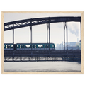 Paris, Passerelle d'Austerlitz, photographie d'art de Mohamed Khalil encadrée – visuel 3