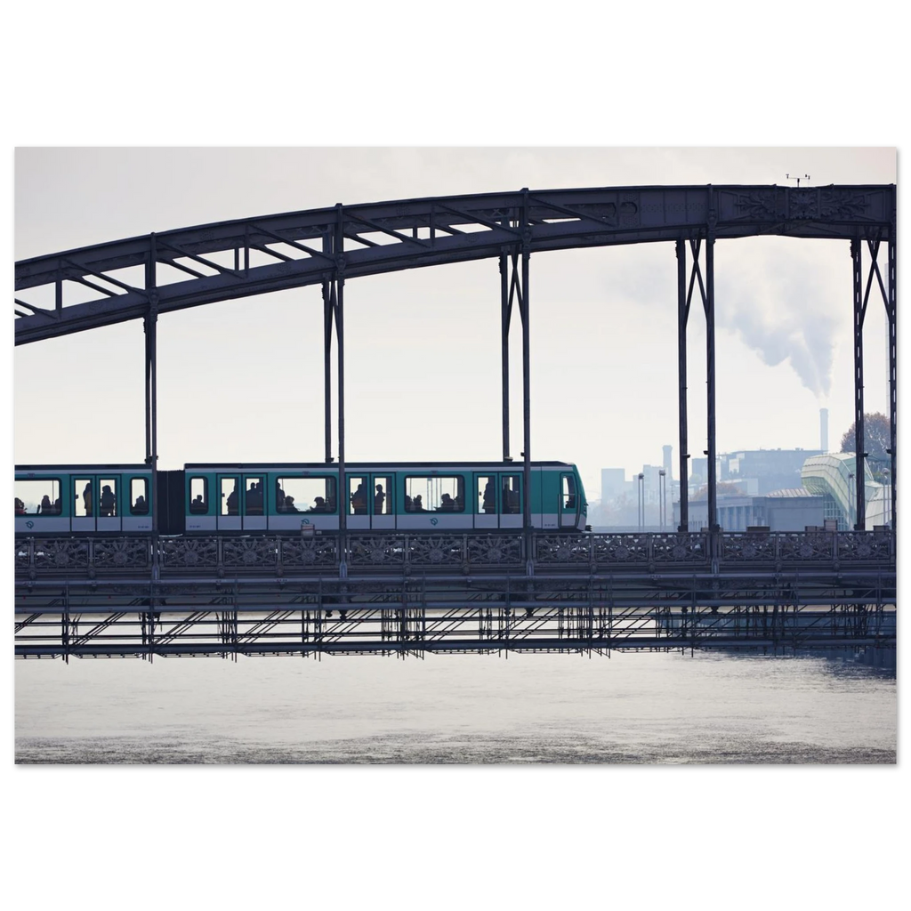 Paris, Passerelle d'Austerlitz, photographie d'art de Mohamed Khalil – visuel 2
