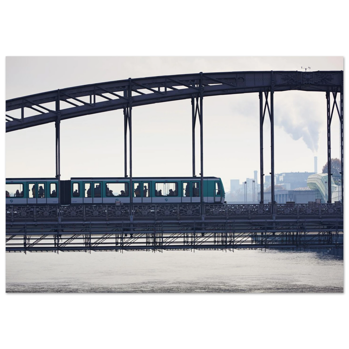 Paris, Passerelle d'Austerlitz, photographie d'art de Mohamed Khalil – visuel 2