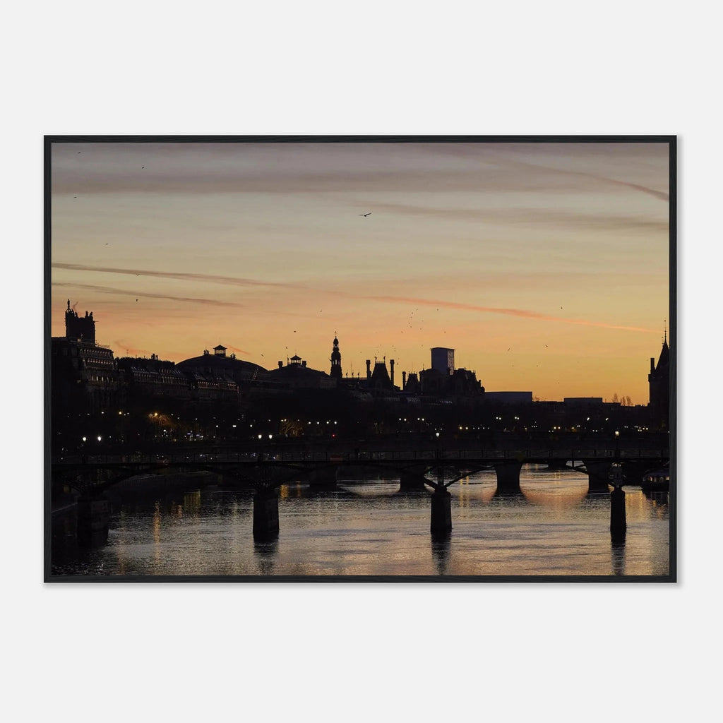 Paris, Pont des Arts, photographie d'art de Mohamed Khalil encadrée – visuel 7