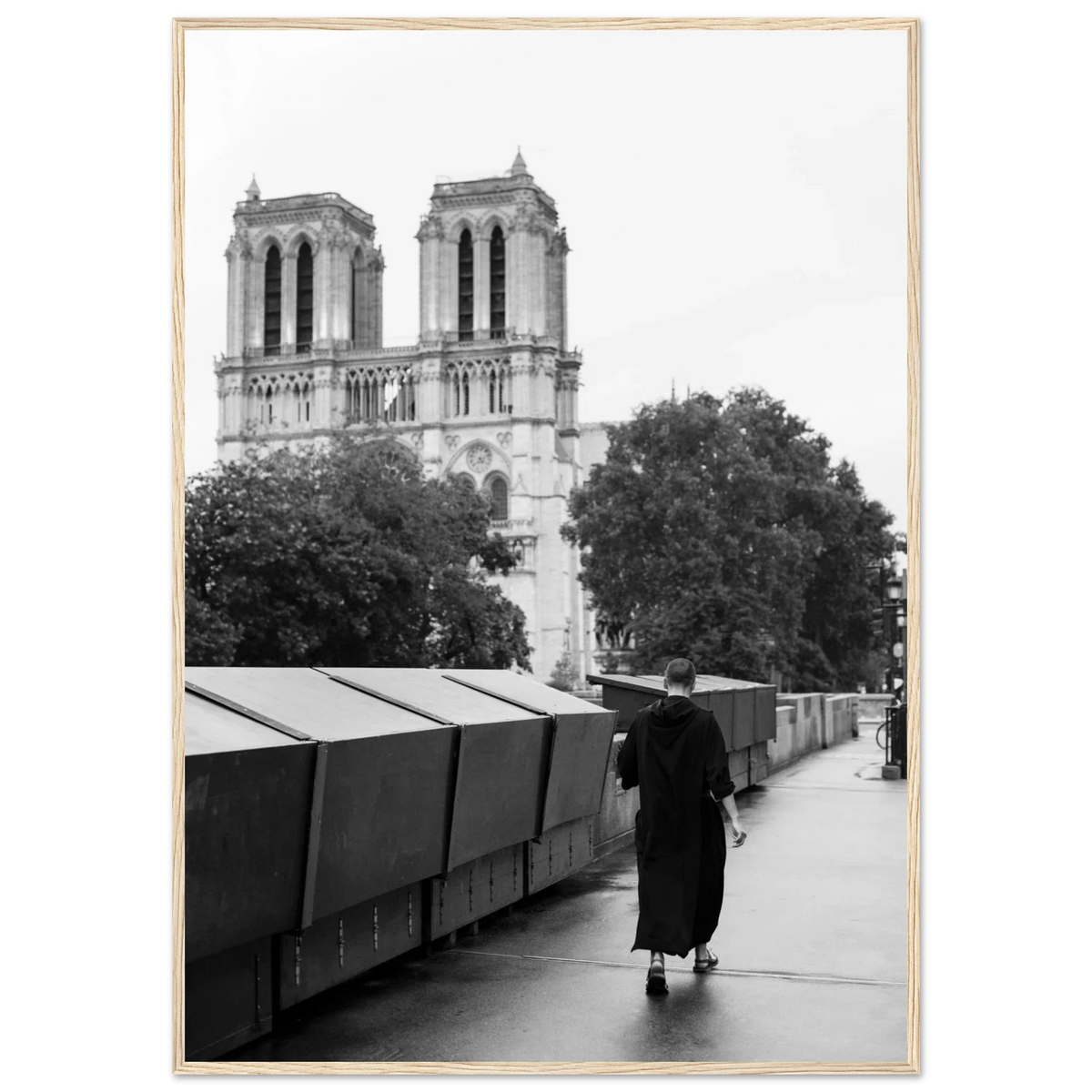 Paris, Quai Saint-Michel, photographie d'art de Mohamed Khalil encadrée – visuel 6
