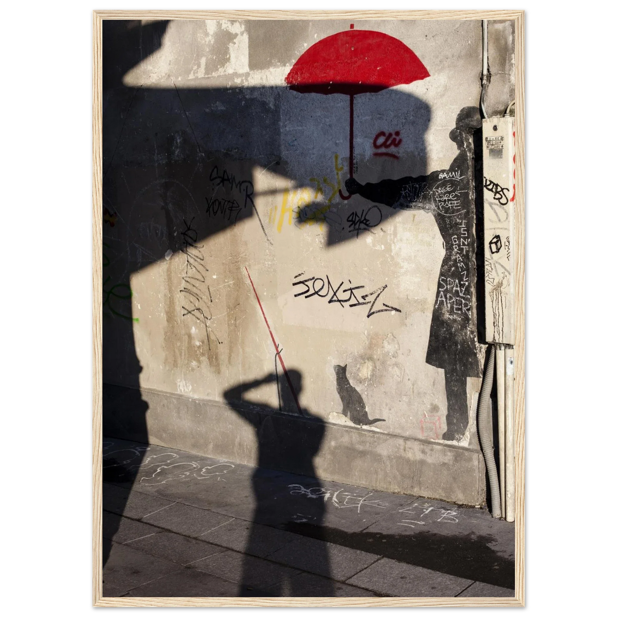 Paris, Rue du Chat qui Pêche, photographie d'art de Mohamed Khalil encadrée – visuel 4