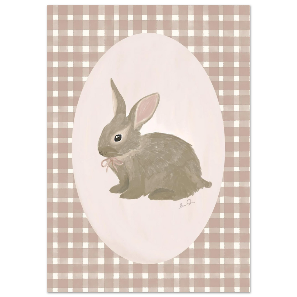 Petit lapin rose, affiche illustrée d'Émilie J. Ouellet – visuel 10