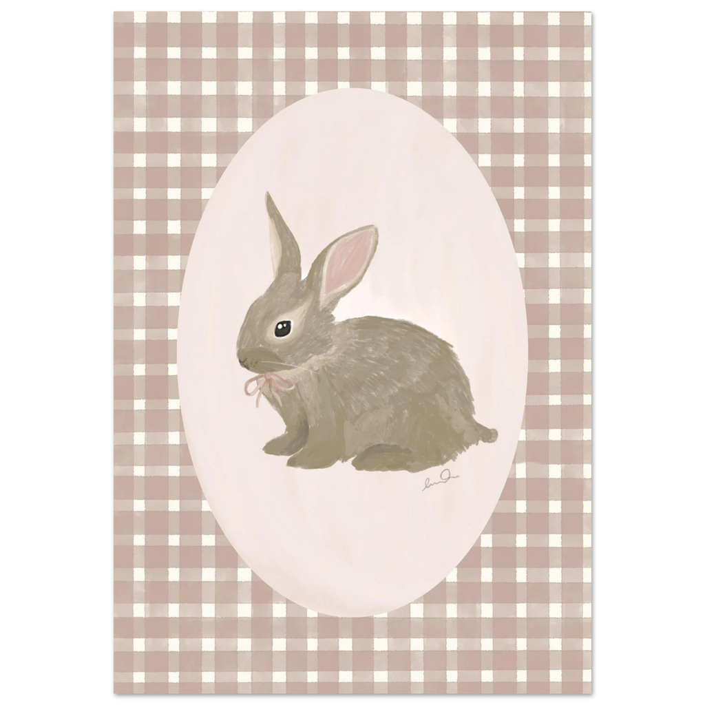 Petit lapin rose, affiche illustrée d'Émilie J. Ouellet – visuel 7