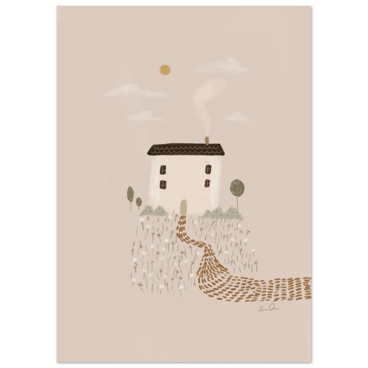 Petite maison, affiche illustrée d'Émilie J. Ouellet – visuel 12
