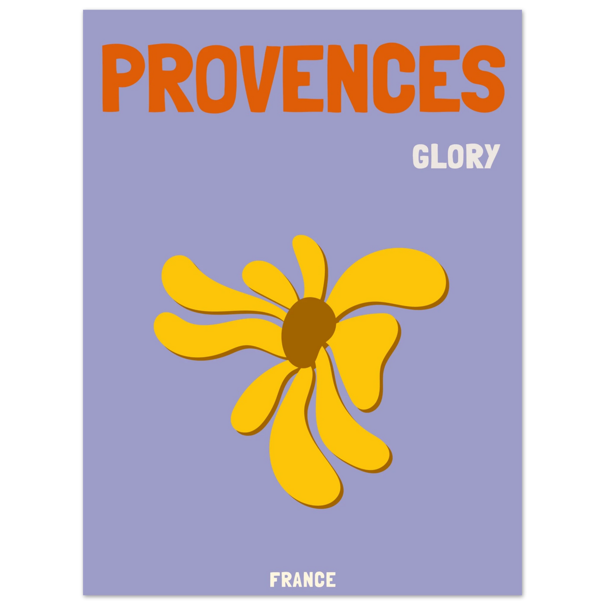 Affiche Provences Glory, décoration murale voyage – visuel 4