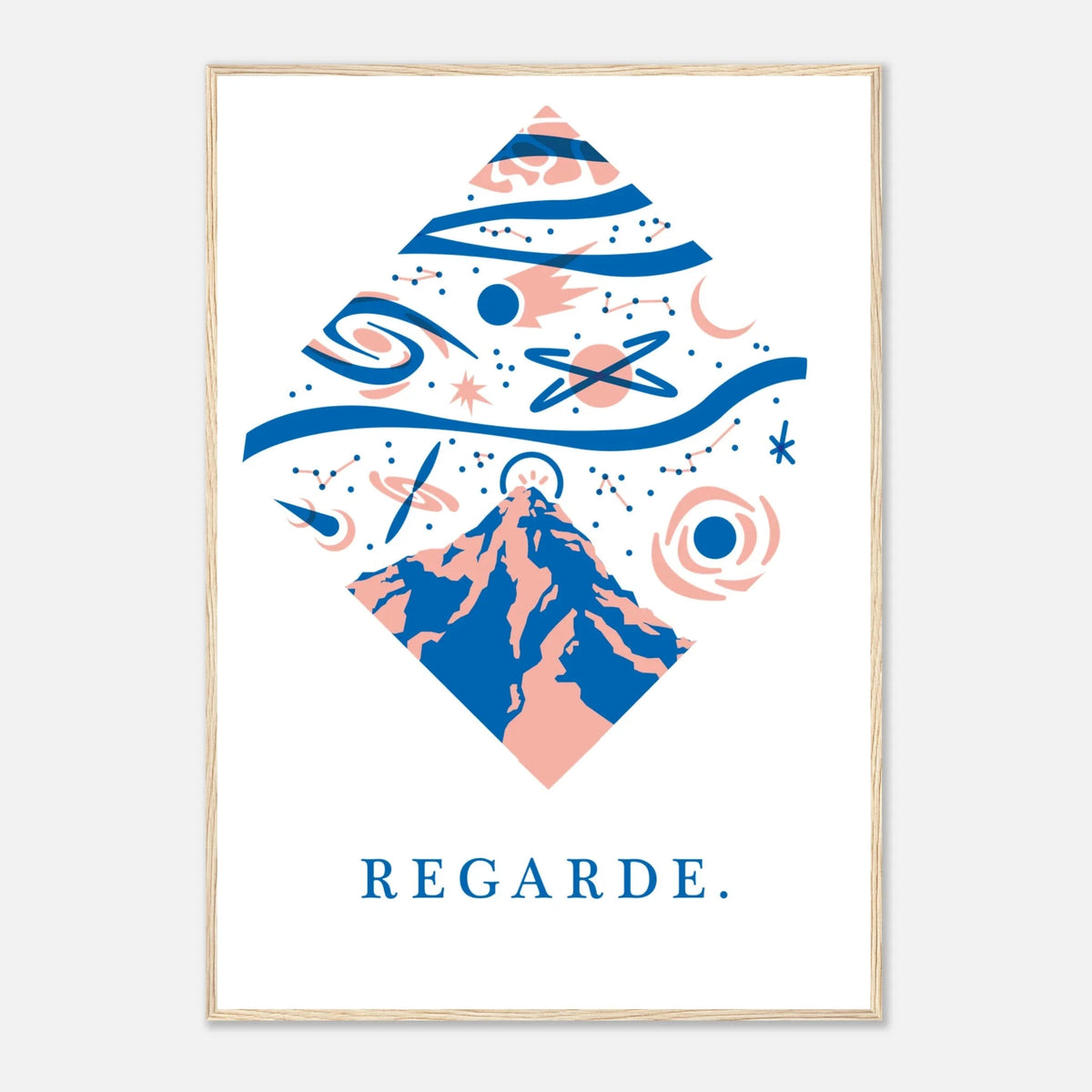Regarde, papier poché de Julie Parmentier encadré – visuel 9