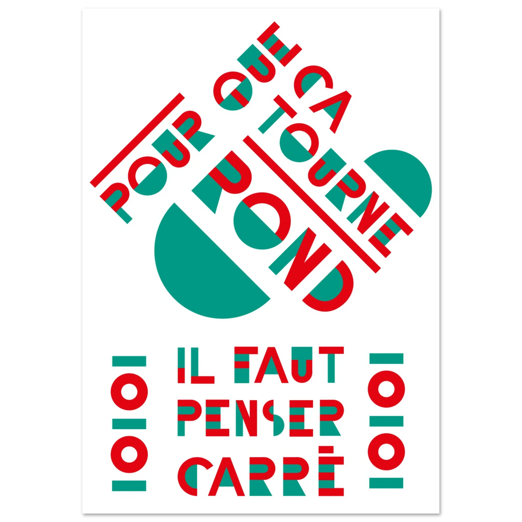 Rond / carré, papier poché de Julie Parmentier – visuel 4