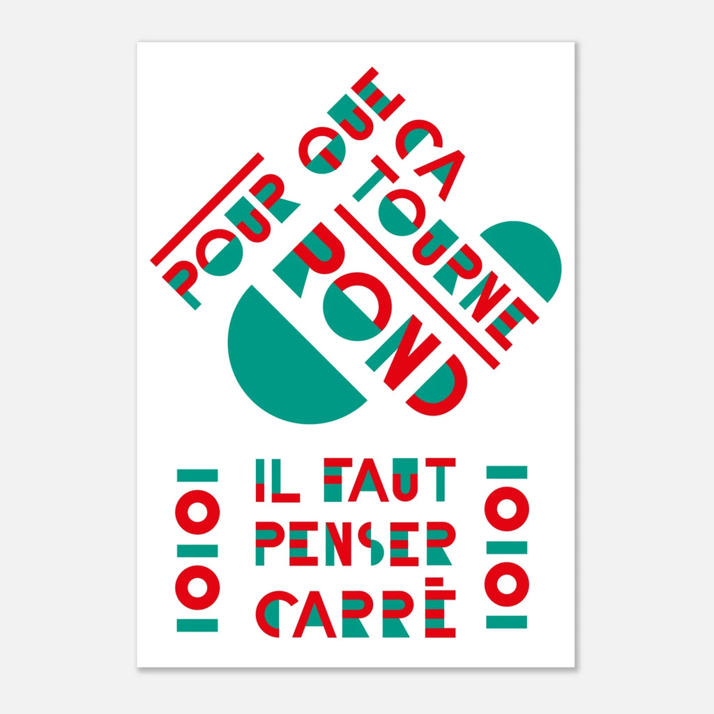 Rond / carré, papier poché de Julie Parmentier – visuel 5
