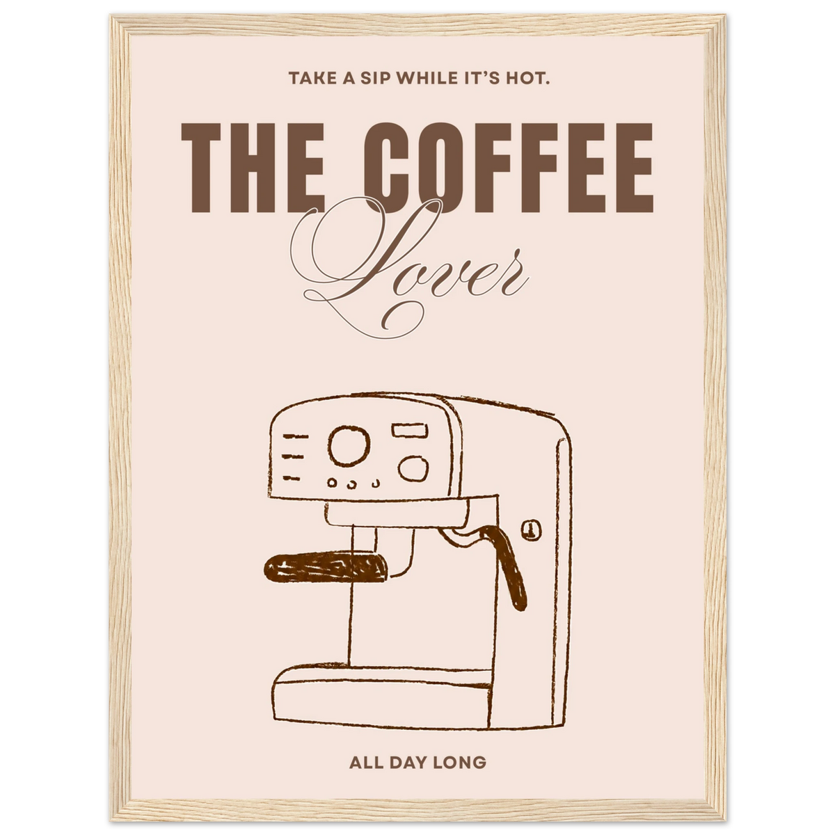 The Coffee Lover, affiche encadrée – visuel 6, ADR Gallery
