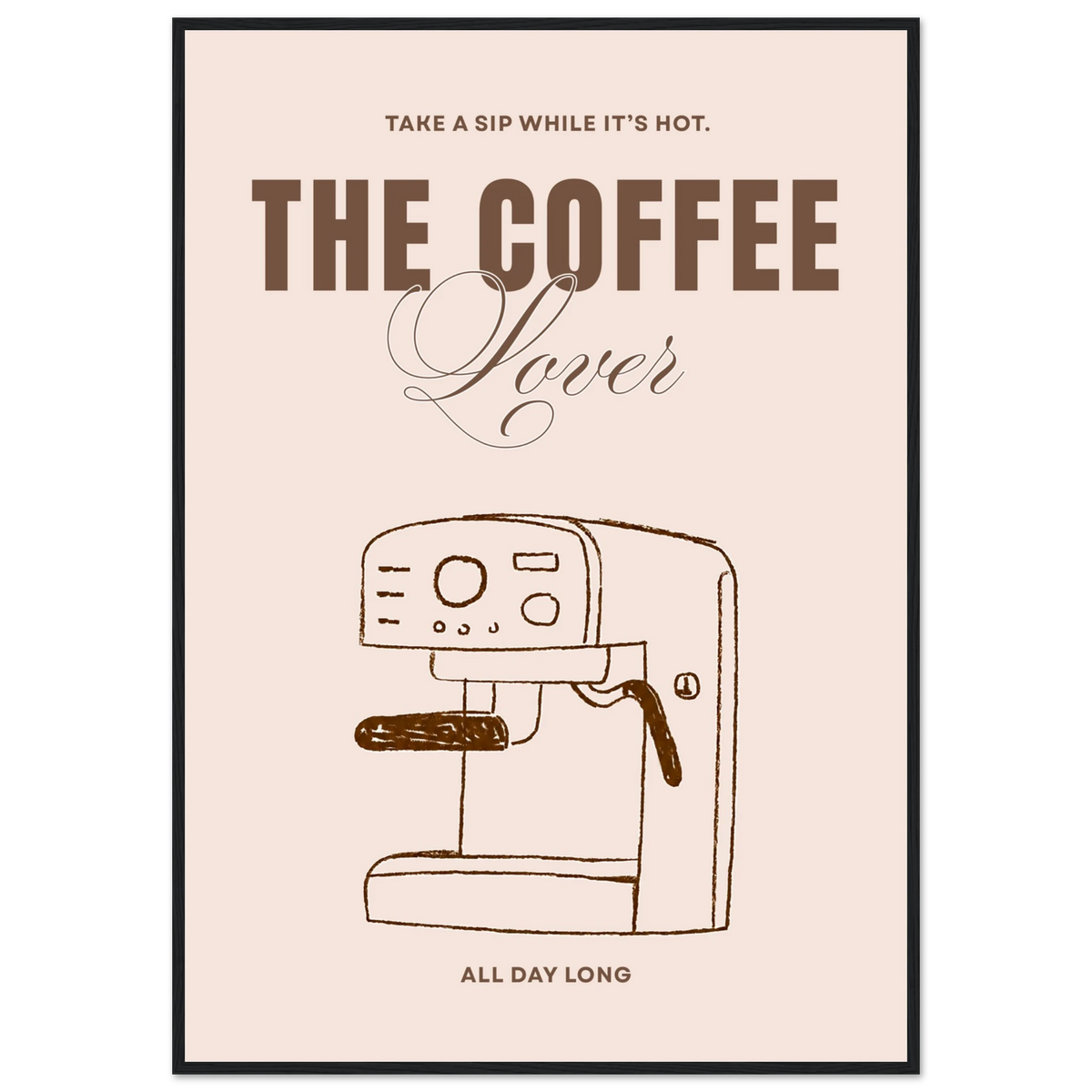 The Coffee Lover, affiche encadrée – visuel 8, ADR Gallery