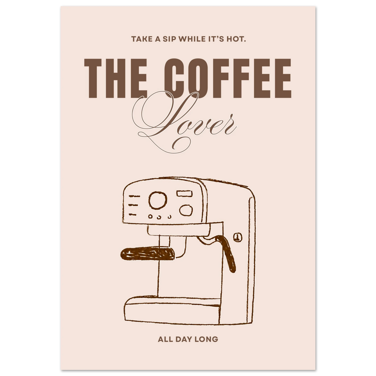 The Coffee Lover, affiche d’art – ADR Gallery