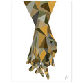 The Hands Patchwork N°2, affiche d'art géométrique – visuel 6, Aude de Riberolles