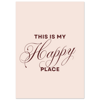 This Is My Happy Place - Affiche