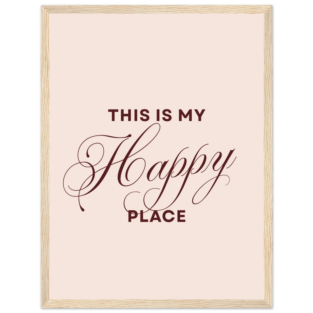 This Is My Happy Place, affiche encadrée – visuel 6, ADR Gallery