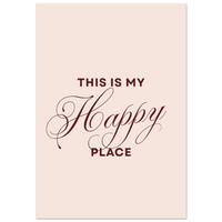 This Is My Happy Place - Affiche