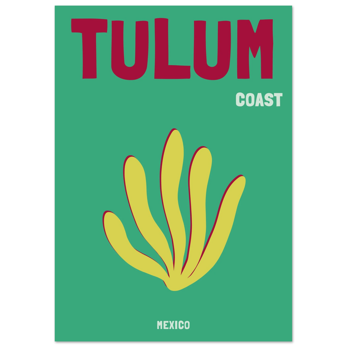 Affiche Tulum Coast, décoration murale voyage – visuel 3