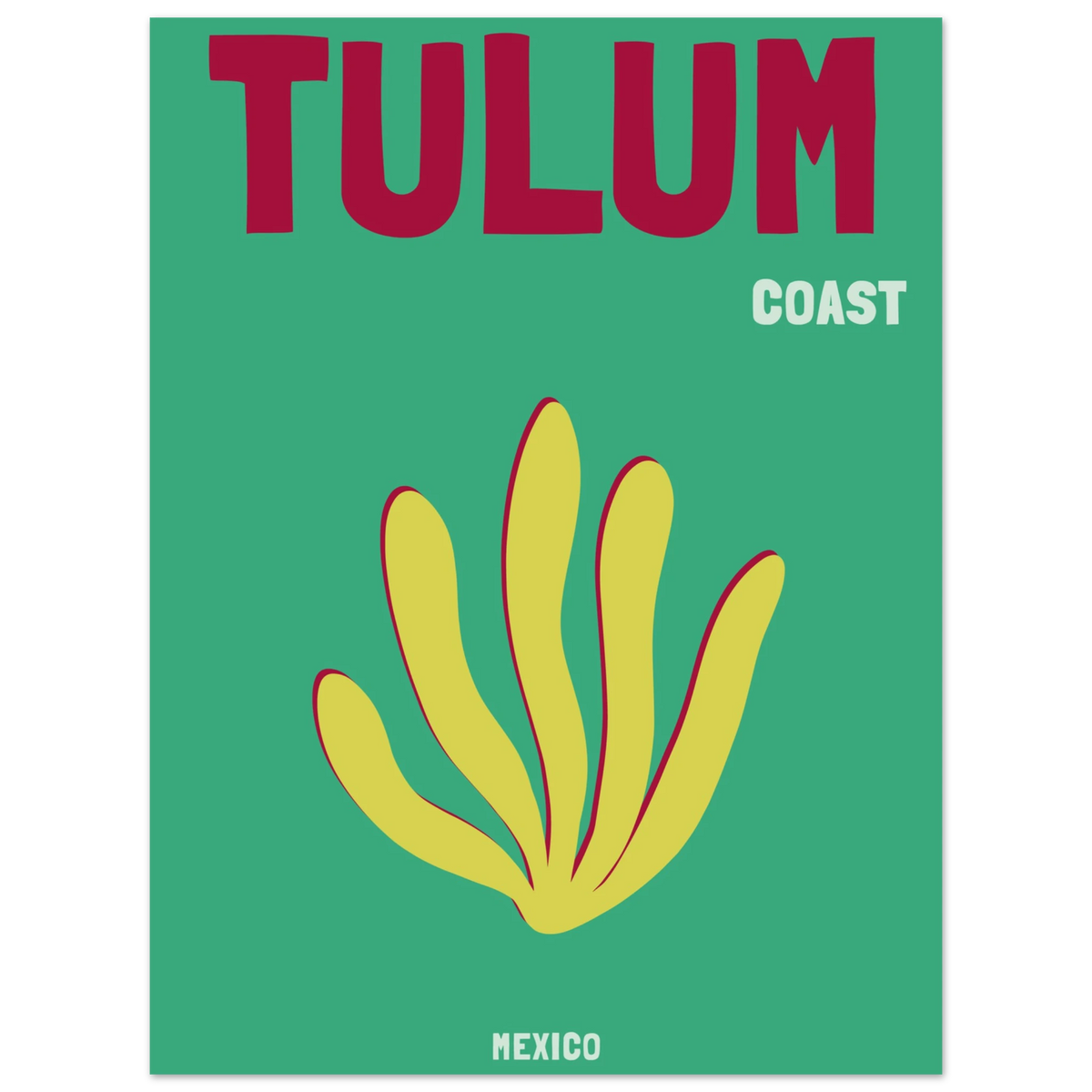 Affiche Tulum Coast, décoration murale voyage – visuel 4