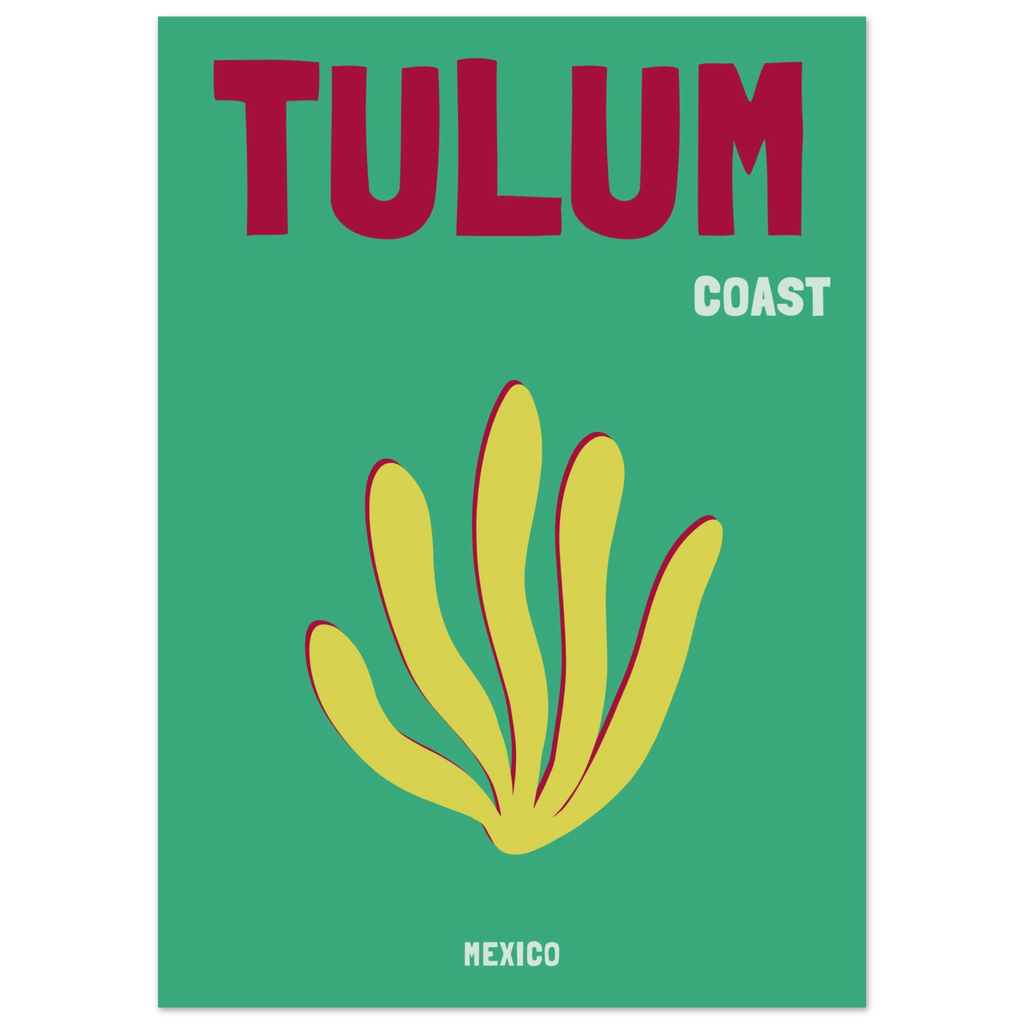 Affiche Tulum Coast, décoration murale voyage – visuel 5