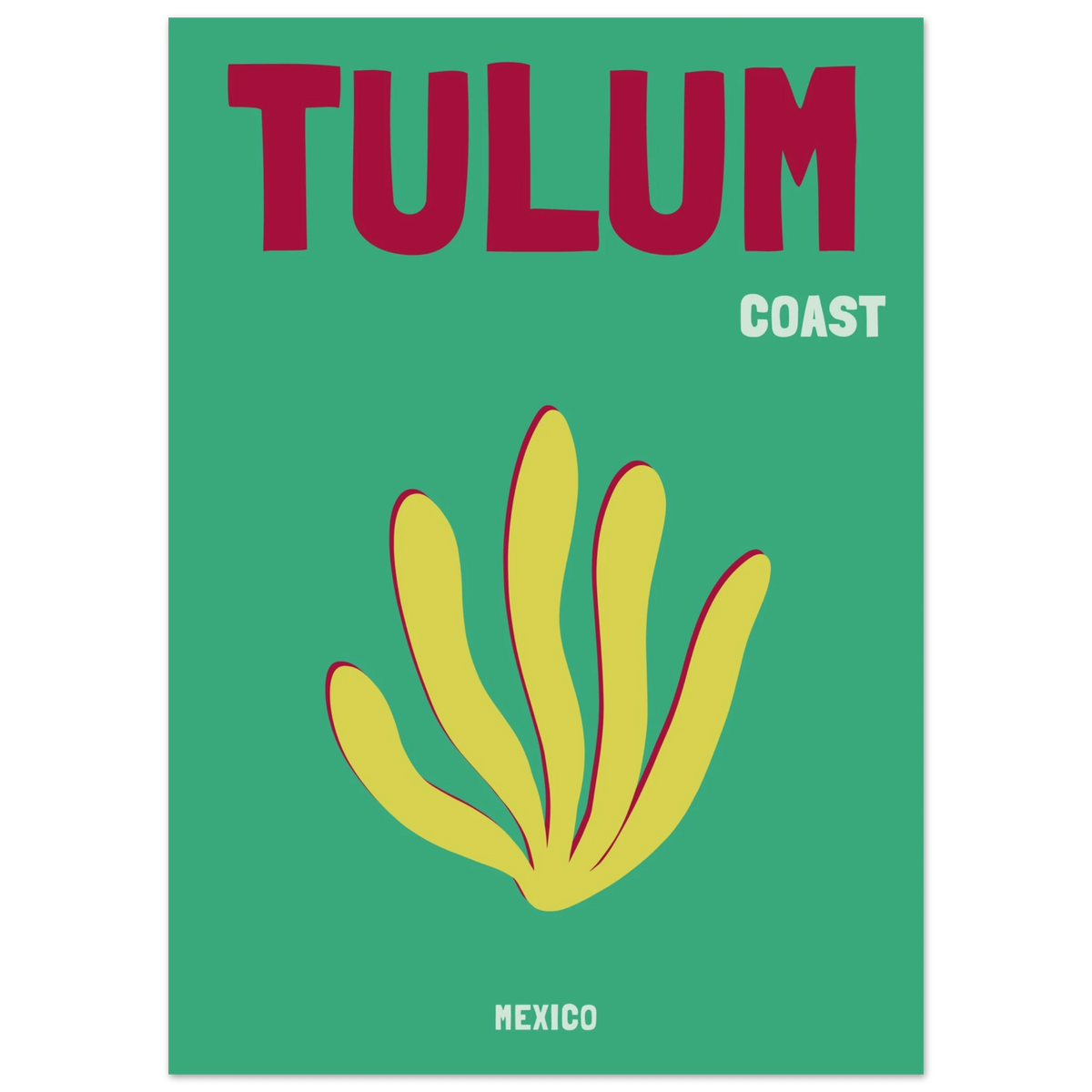 Affiche Tulum Coast, décoration murale voyage – visuel 5