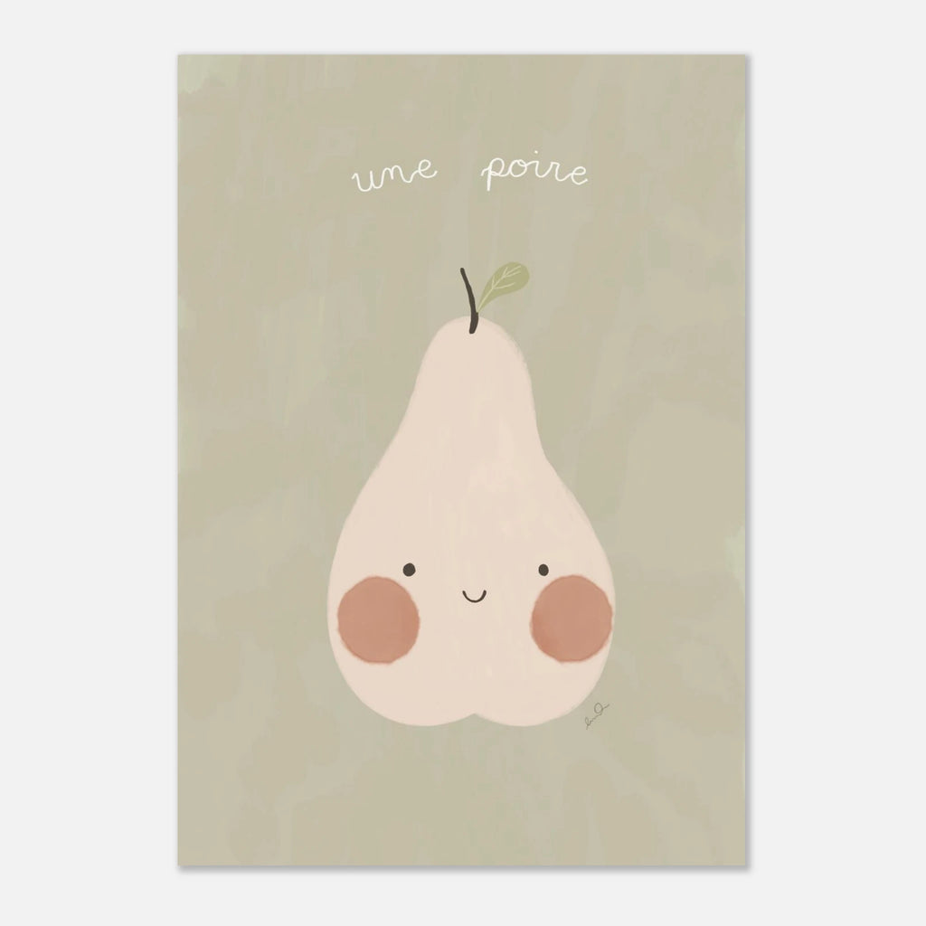 Une poire, affiche illustrée d'Émilie J. Ouellet – visuel 12