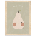 Une poire, affiche illustrée d'Émilie J. Ouellet encadrée – visuel 6