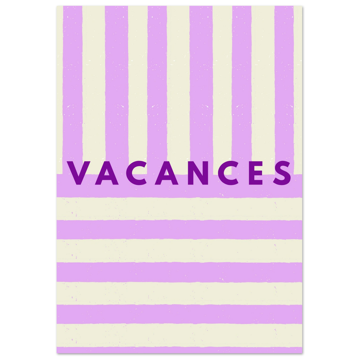 Affiche typographique « VACANCES », ADR Gallery – visuel 4