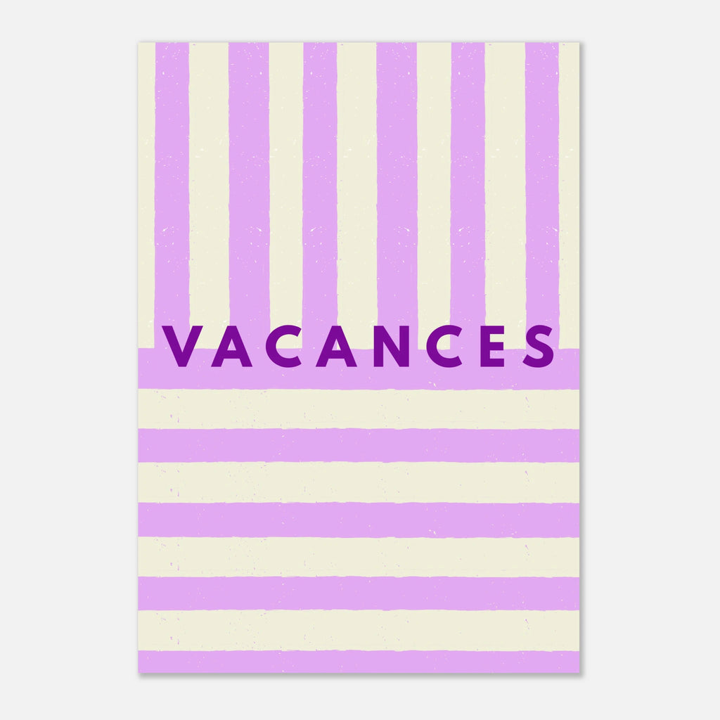 Affiche typographique « VACANCES », ADR Gallery – visuel 5