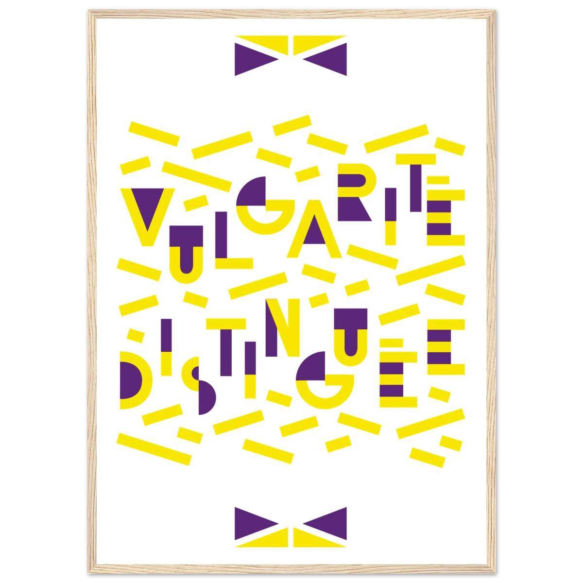 Vulgarité, papier poché de Julie Parmentier encadré – visuel 2