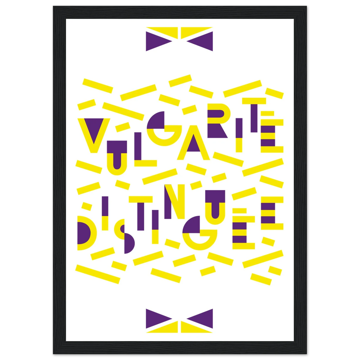 Vulgarité, papier poché de Julie Parmentier encadré – visuel 3